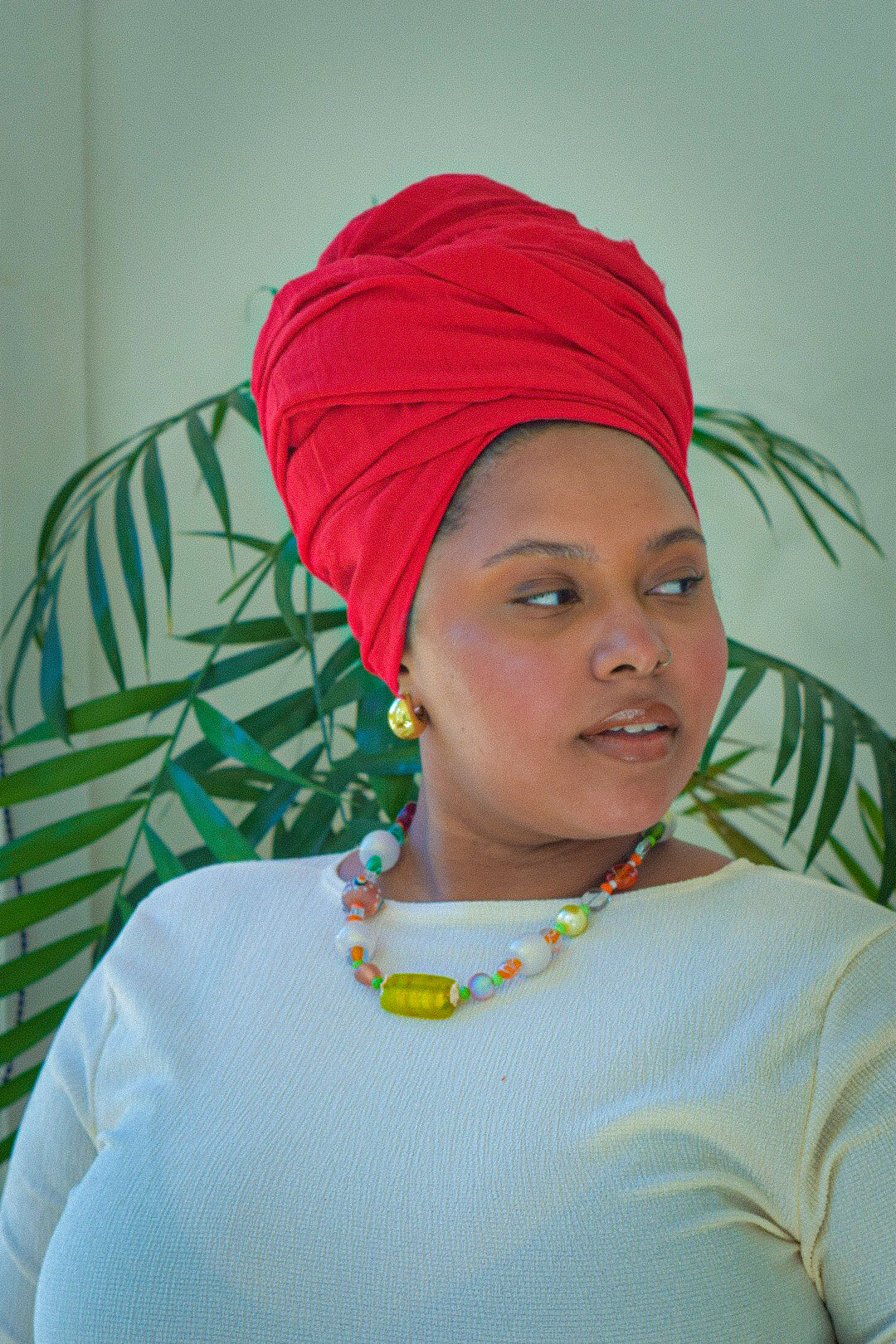 TURBANTE IN RED