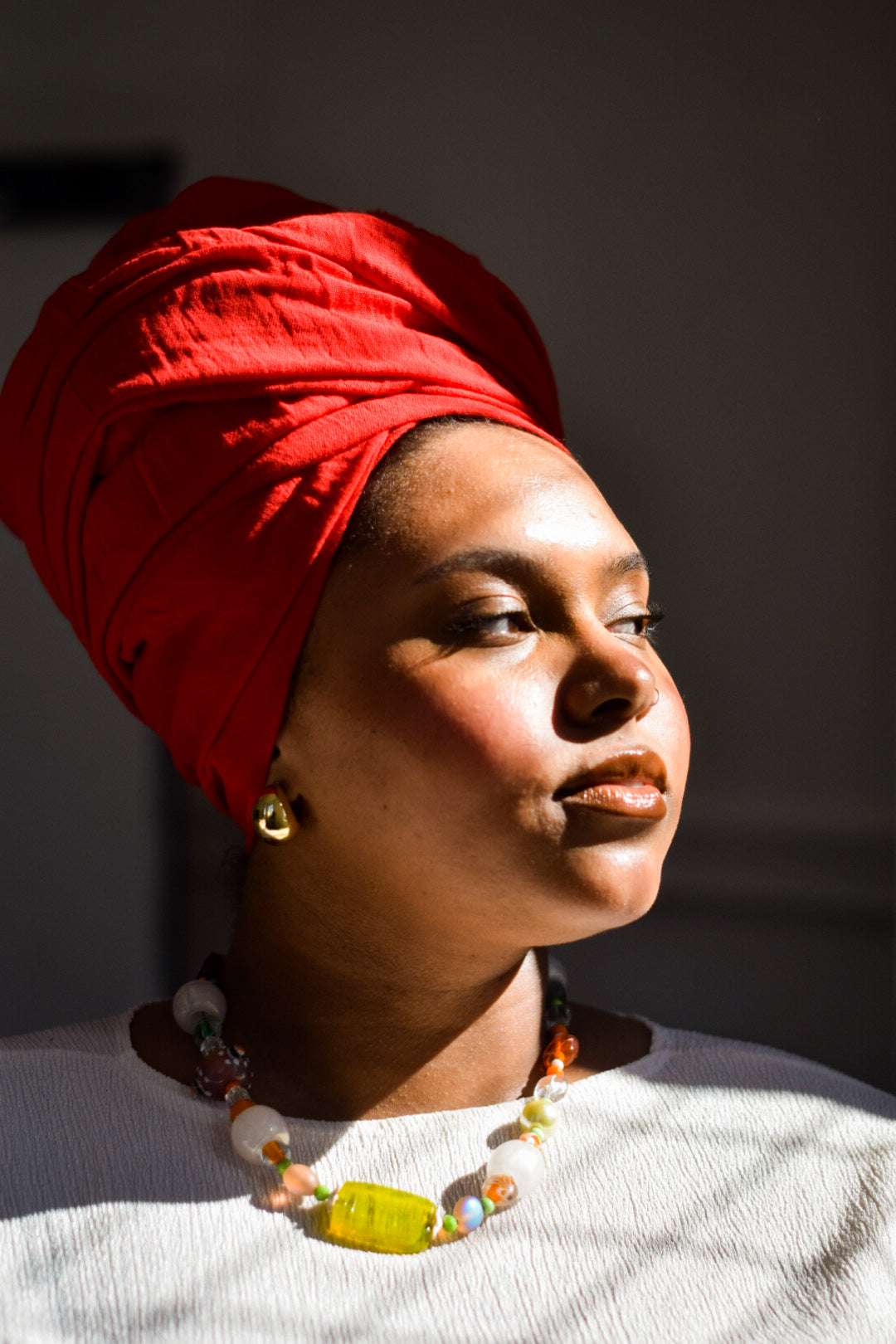 TURBANTE IN RED