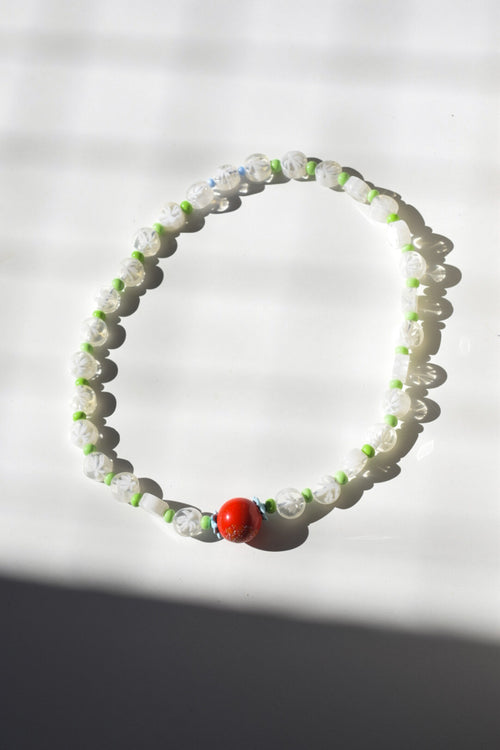 Collares Palmeritas Verde y rojo